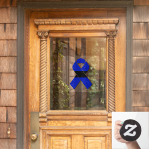 Thin Blue Line Supporter Fensterklammer Fensteraufkleber