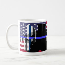 Thin Blue Line Tasse