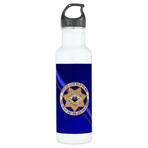 Thin Blue Line Trinkflasche
