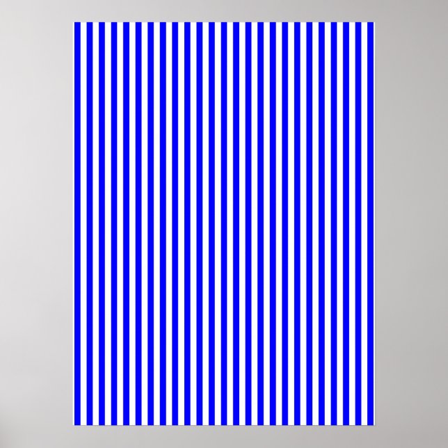 Thin Blue Stripes Poster (Vorne)