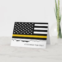 Thin Gold Line American Flag| 911 Versand