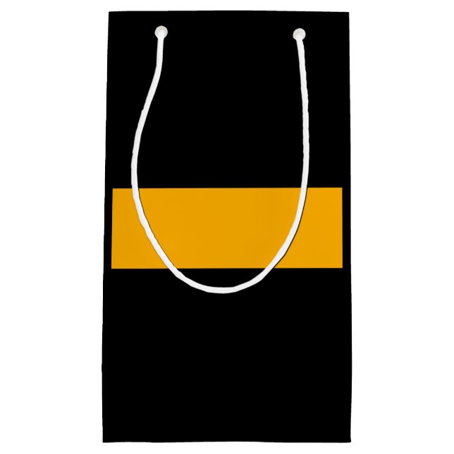 Thin Gold Line Dispatch Kleine Geschenktasche Kleine Geschenktüte (Vorderseite)