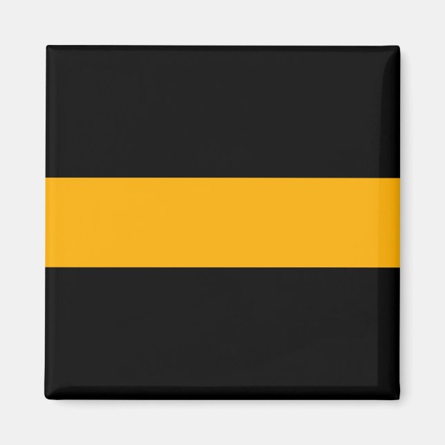 Thin Gold Line Dispatcher Magnet (Vorne)