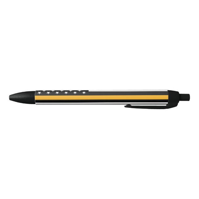 Thin Gold Line Flag Dispatcher Pen Kugelschreiber (Unterseite)