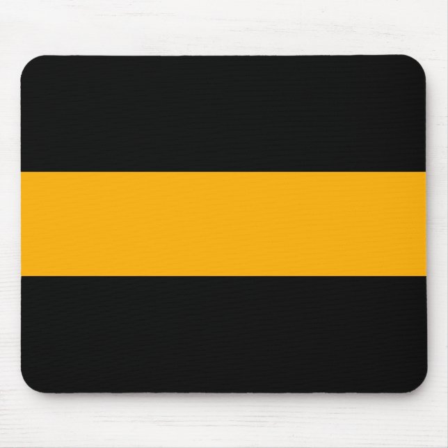 Thin Gold Line Maus Pad Mousepad (Vorne)
