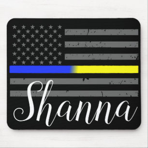 Thin Gold Line, Police Dispatcher Mouse Pad Mousepad