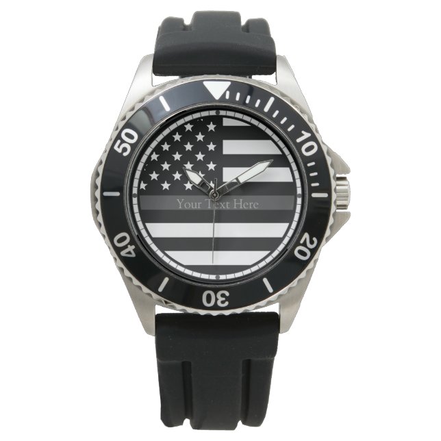 Thin Gray Line Armbanduhr (Vorderseite)