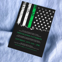 Thin Green Line American Flag Party|Event-Einladun
