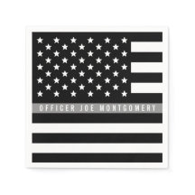 Thin Grey Line American Flag Retirement Party