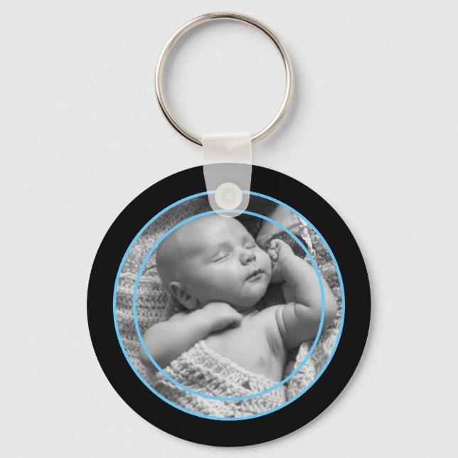 Thin Line Foto Schlüsselanhänger (Vorderseite)