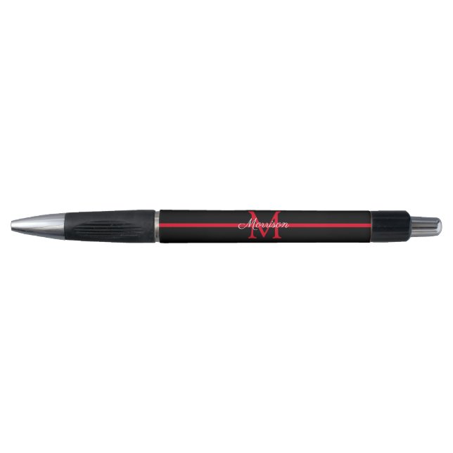 Thin Red Line Feuerwehr-Monogramm  Kugelschreiber (Vorderseite)