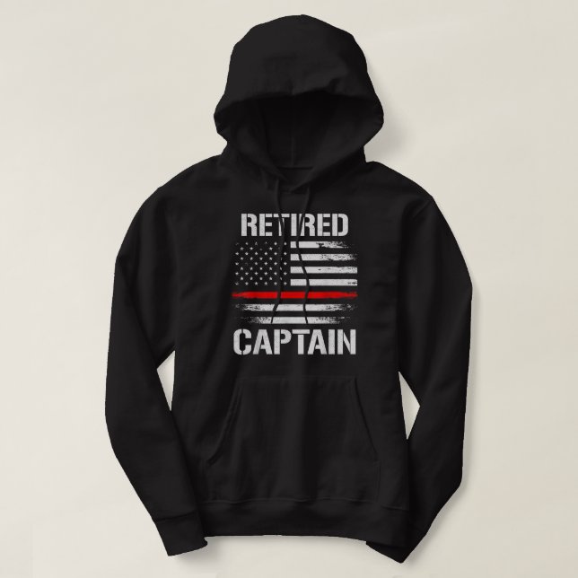 Thin Red Line Feuerwehrmann Feuerwehrmann Feuerweh Hoodie (Design vorne)