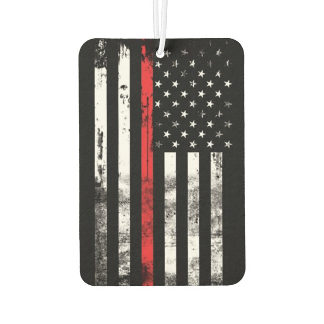 Thin Red Line Firefighter Air Freshener Autolufterfrischer (Rückseite)