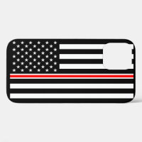 Thin Red Line Flag: Feuerwehrheldengedächtnis