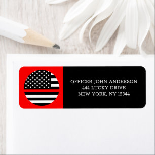 Thin Red Line Flag, USA Fire Service / Fireman