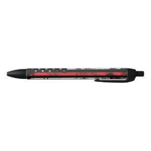 Thin Red Line Grunge Flag Firefighter Pen Kugelschreiber