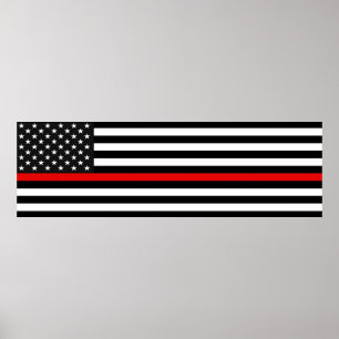 Thin Red Line Poster