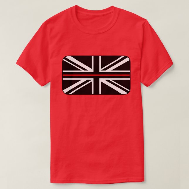 Thin Red Line UK Flag T-Shirt (Design vorne)