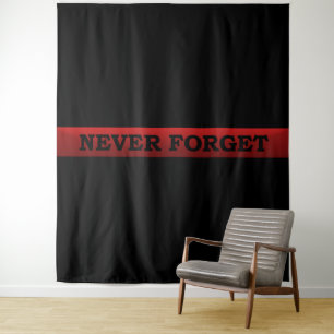 Thin Red Line Wandteppich