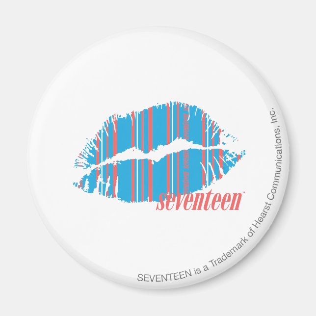 Thin Stripes Aqua Magnet (Vorne)