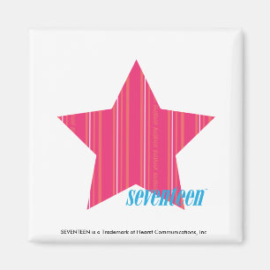 Thin Stripes Magenta 3 Magnet