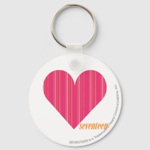 Thin Stripes Magenta 4 Schlüsselanhänger