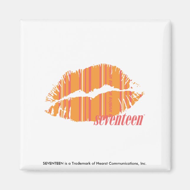 Thin Stripes Orange Magnet (Vorne)