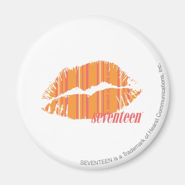 Thin Stripes Orange Magnet (Vorne)