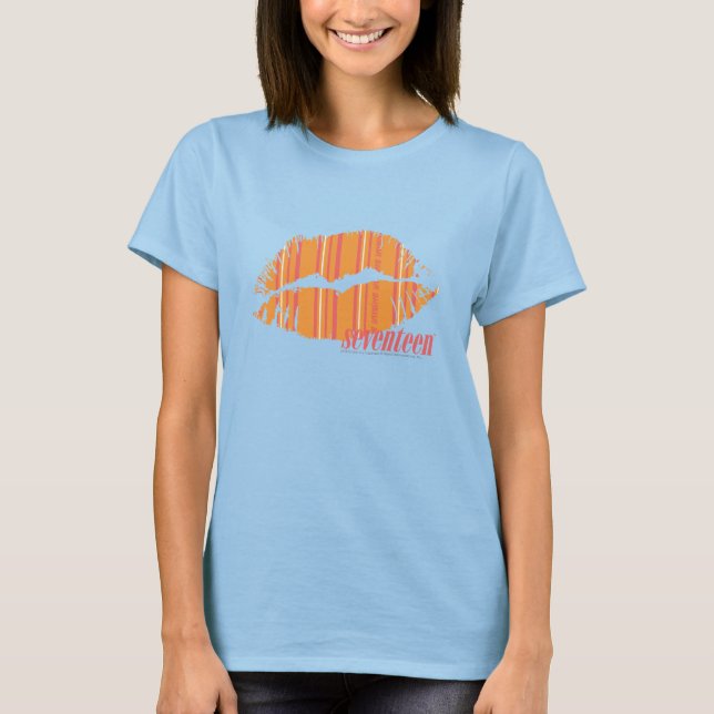 Thin Stripes Orange T-Shirt (Vorderseite)