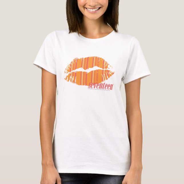 Thin Stripes Orange T-Shirt (Vorderseite)