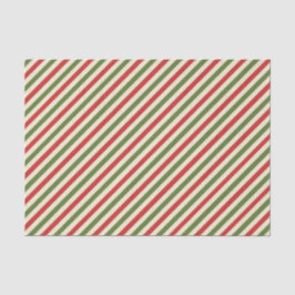 Thin Vintag Elegante Weihnachts Candy Cane Seidenpapier