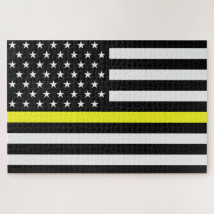 Thin Yellow Line-Flag Puzzle