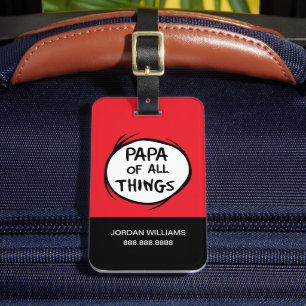 Thing Eins Thing Zwei - Papa aller Dinge Gepäckanhänger