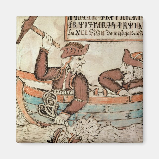 Thing für die Schlange Midgards Magnet (Vorne)