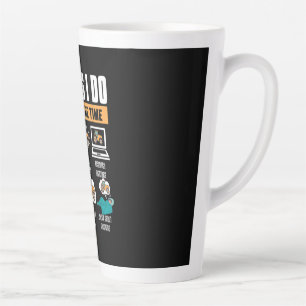 Things I Do In My Spare Time Tractor Funny Farm Milchtasse