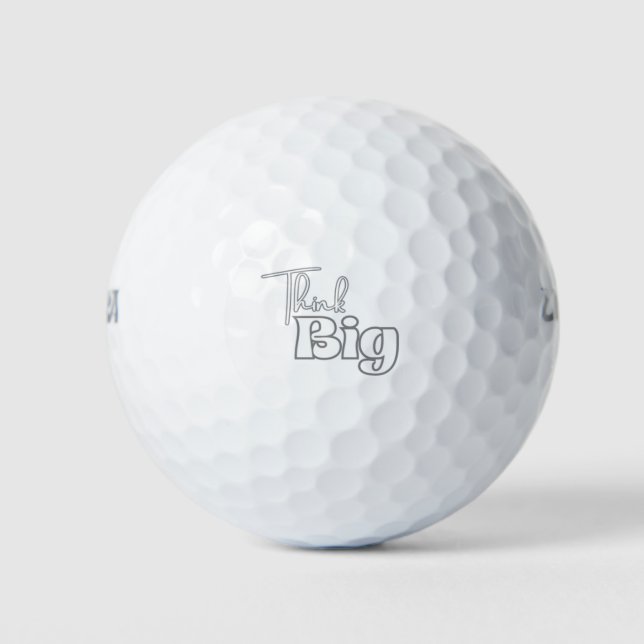 Think Big Golfball (Vorderseite)