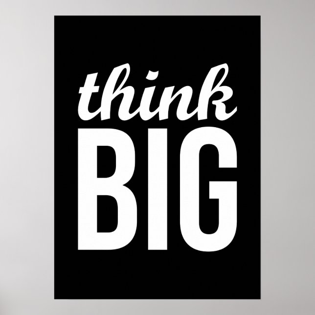 Think Big Poster (Vorne)