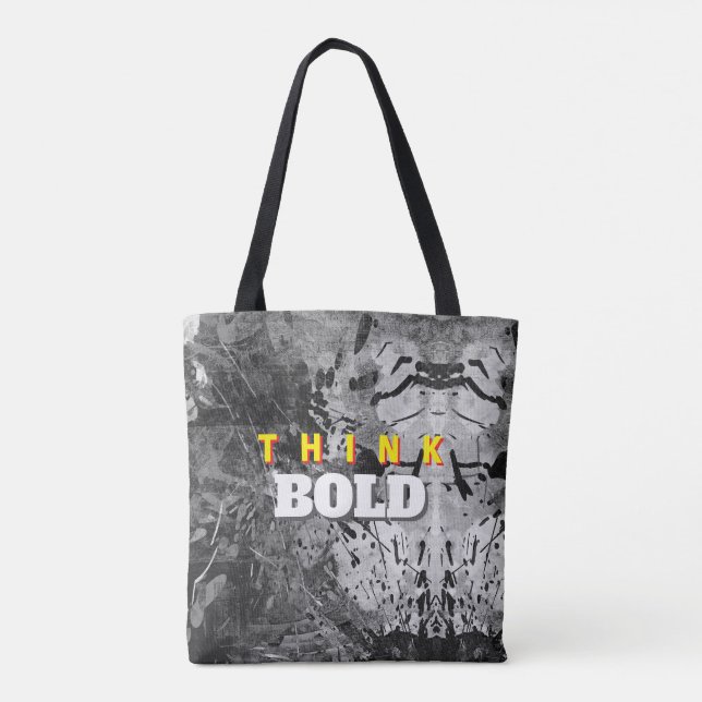 THINK BOLD Abstract Tote (Rückseite)