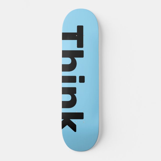 Think Deck "Think on the edge" Skateboard (Vorderseite)