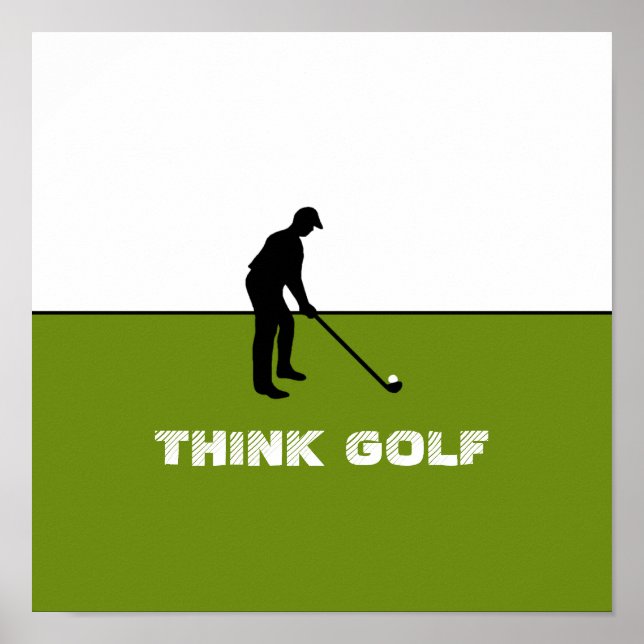 Think Golf, Pro Golf Poster (Vorne)