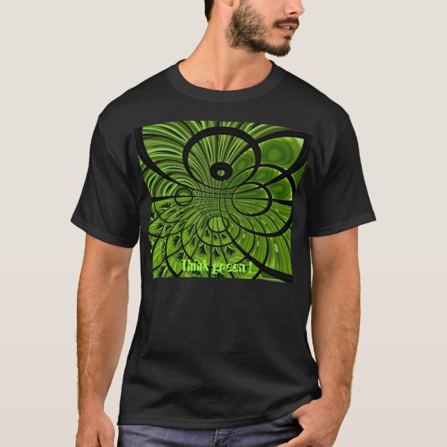 Think green ! T-Shirt (Vorderseite)