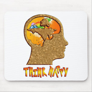 Think Happy Mousepad