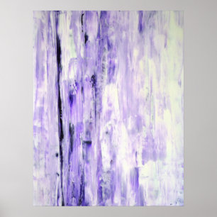 "Think It" Lavender Abstrakt Art Poster