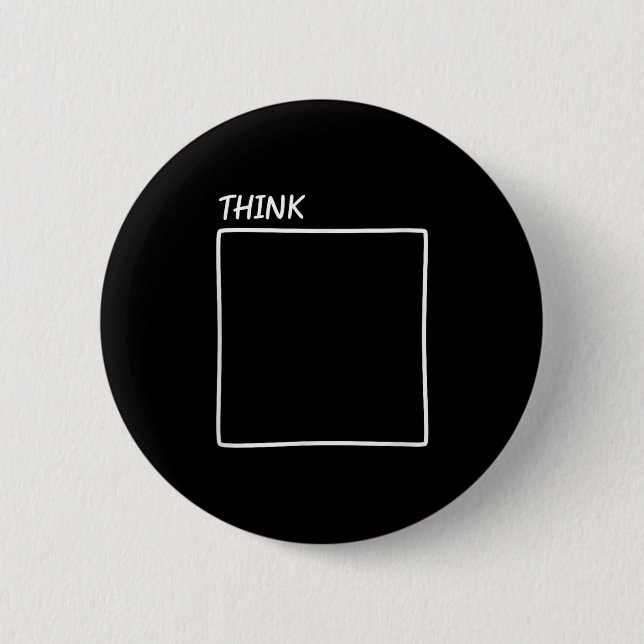 Think Outside The Box New Perspective  Button (Vorderseite)