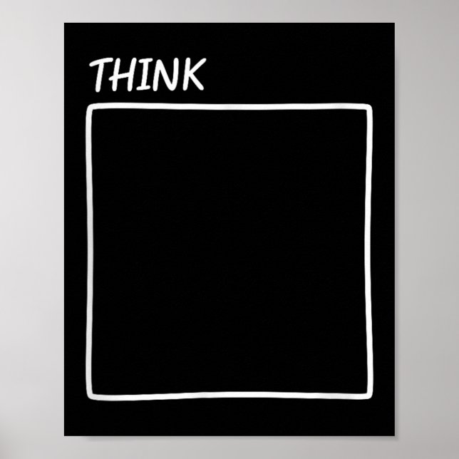 Think Outside The Box New Perspective  Poster (Vorne)