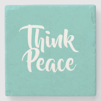 Think Peace Stone Untersetzer