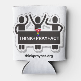 Think+Pray+Act Can Cooler Dosenkühler