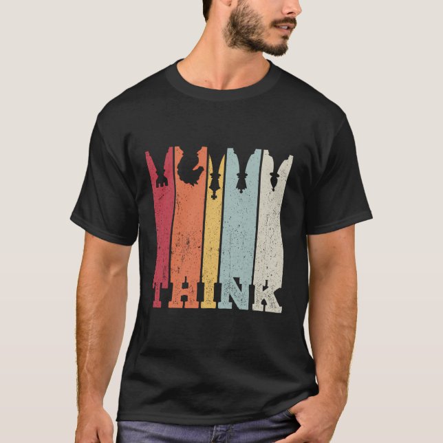 Think Schach Boardgame Best Game Schach Player Sch T-Shirt (Vorderseite)