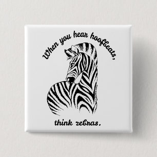 Think Zebras Button