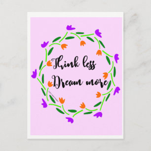 Thinkers and Dreamers postcard Postkarte